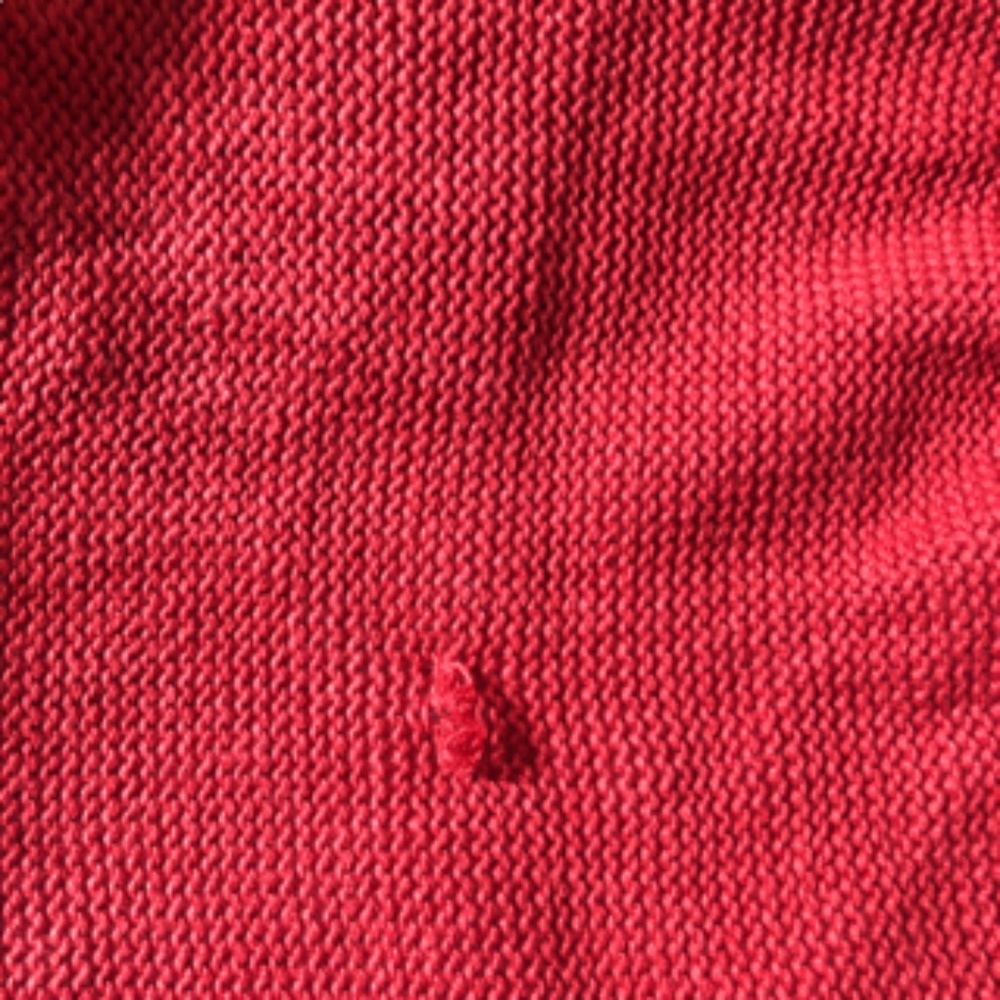 Women's Open Front Ribbed Cardigan Sweater - Rust - Picture 5 of 7